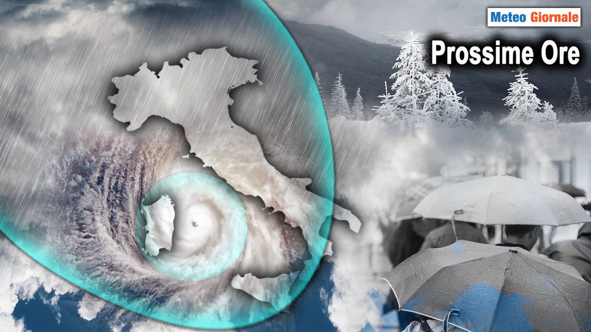 Meteo Prossime Ore: L’Italia è nella morsa di un ciclone. Forte Maltempo, ecco Dove