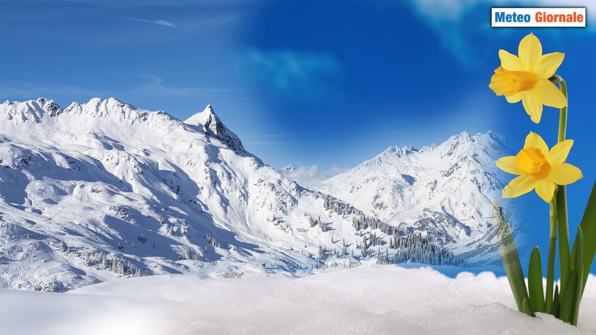 Il fascino meteo della NEVE primaverile