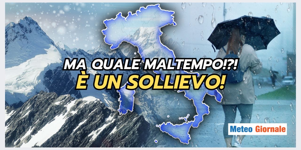 Meteo: ma quale peggioramento, è un MIGLIORAMENTO del tempo!