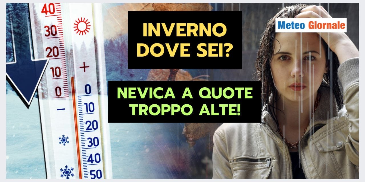 Meteo: Inverno dove sei? Storia di una stagione mancata