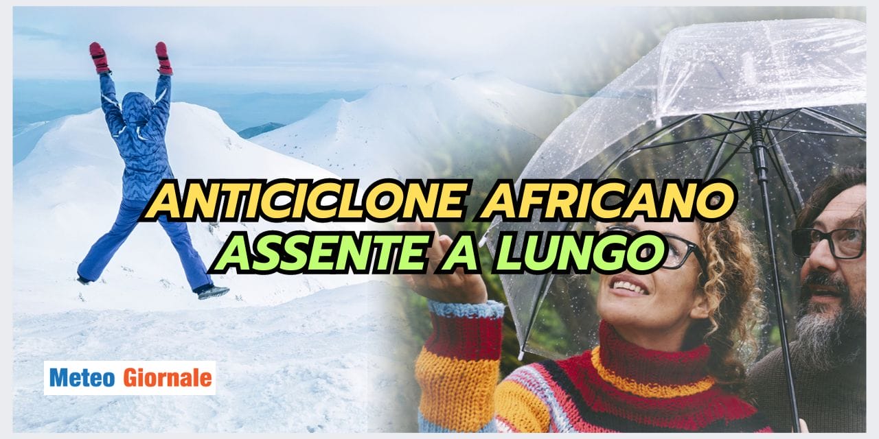 Meteo: STOP ANTICICLONE AFRICANO a lungo!