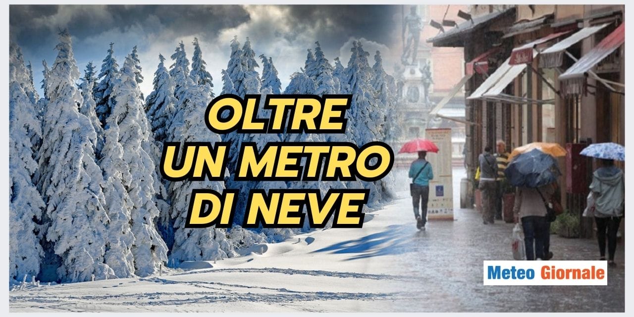 Meteo: NEVE, ne cadrà anche più di UN METRO!