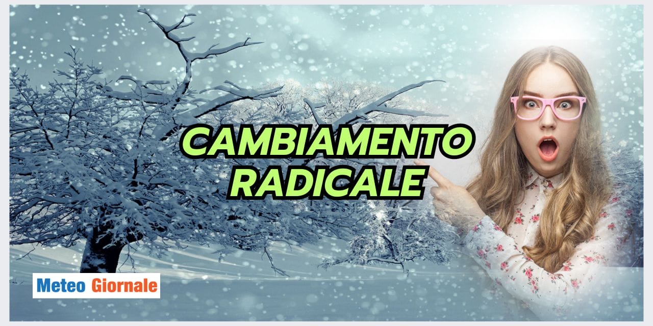 Anticiclone spazzato via, meteo invernale