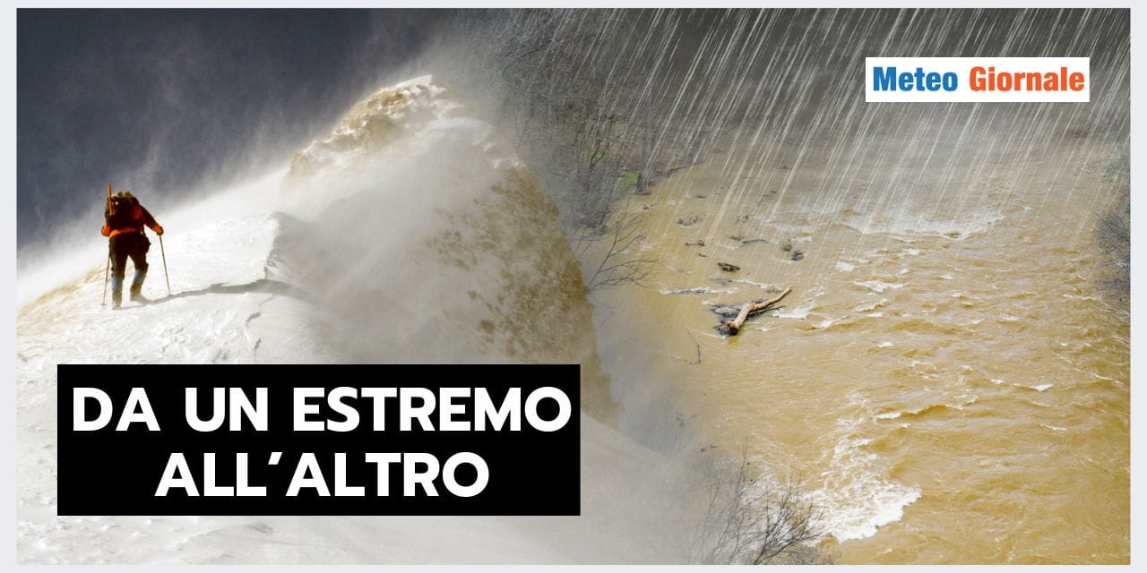 Meteo: dalla siccità alle possibili alluvioni!