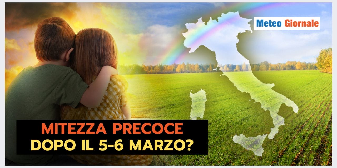 Meteo: caldo precoce a Marzo?