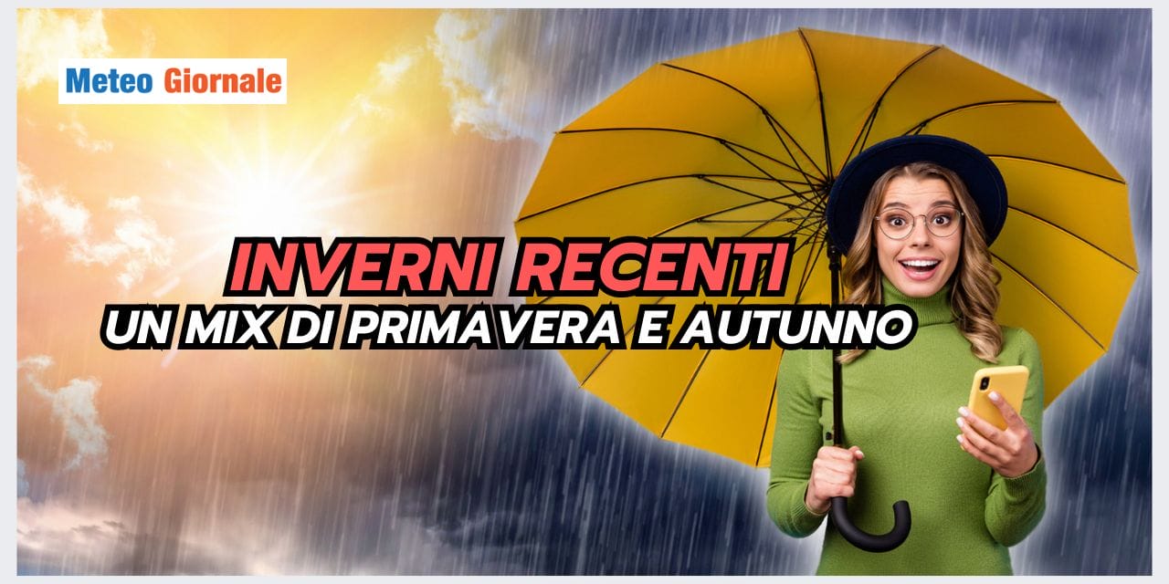 Inverni miti: mix di meteo autunnale e primaverile