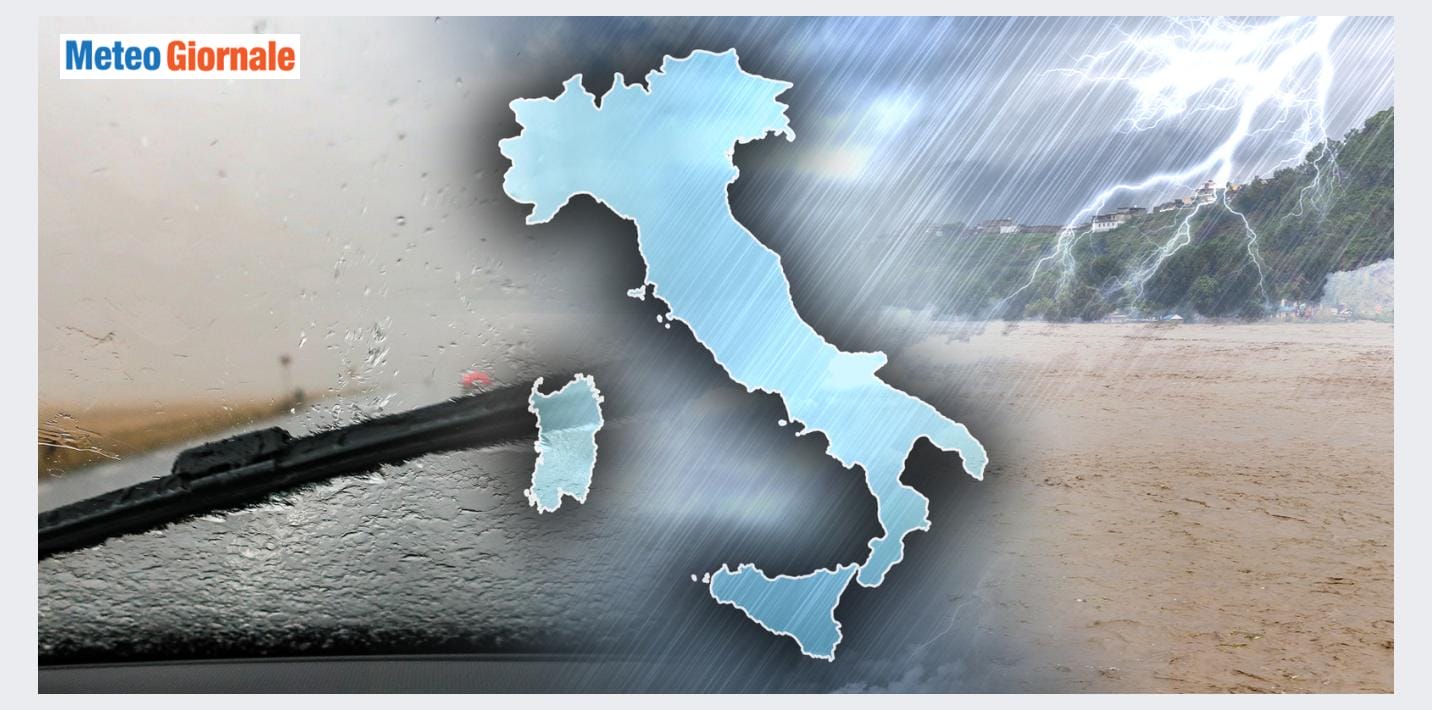 Meteo: peggioramento prende forma, tanta acqua in arrivo