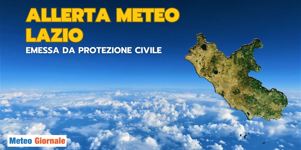 Allerta meteo nel Lazio: previsti pioggia, vento e mareggiate