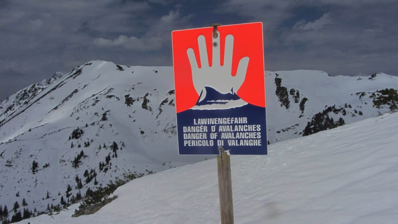 Valanghe in Trentino, rischio marcato di livello 3