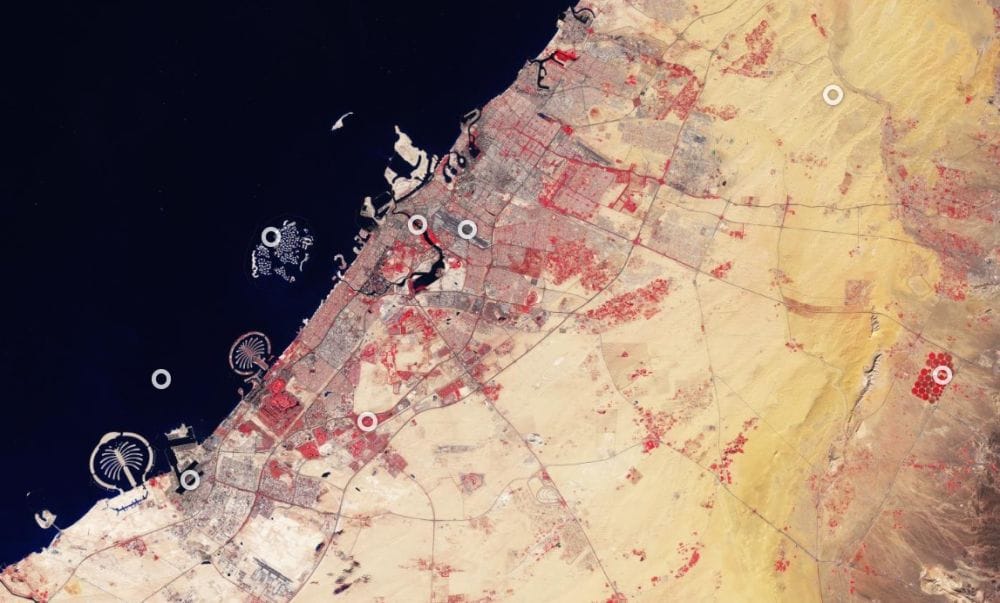 Dubai dallo spazio: ecco cosa si vede grazie allo scatto dell’ESA