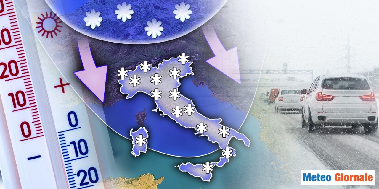 Meteo: "esplosione Artica". In Italia maltempo con Ciclone, Neve sino in pianura, il peggior Freddo invernale