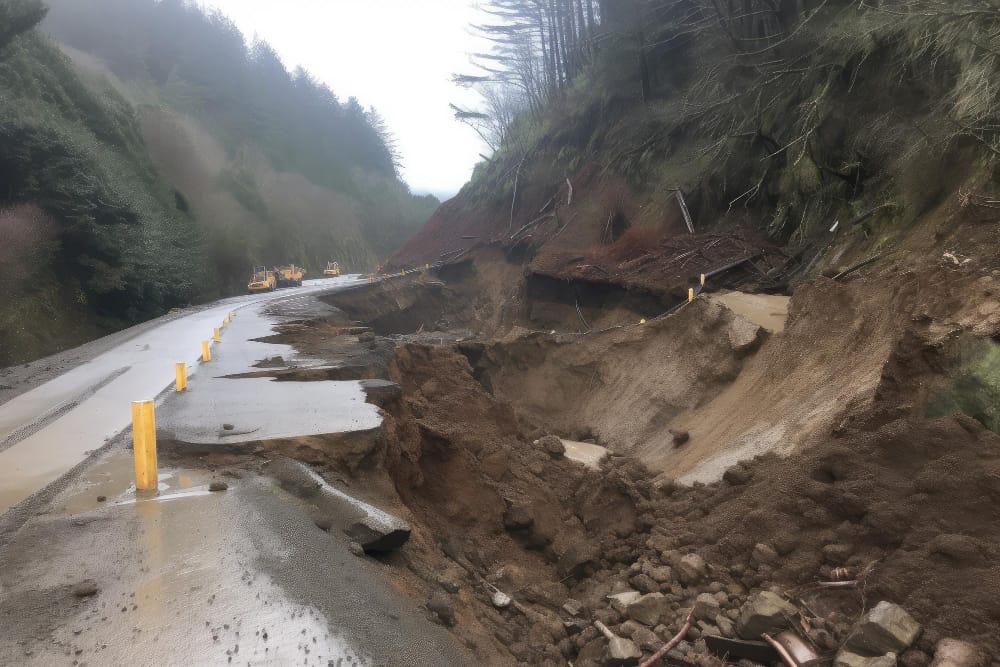 Fiume atmosferico causa piogge torrenziali, inondazioni e frane in California
