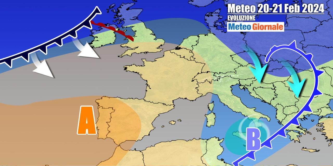 Meteo Italia: il tempo sta cambiando, svolta verso pioggia e neve