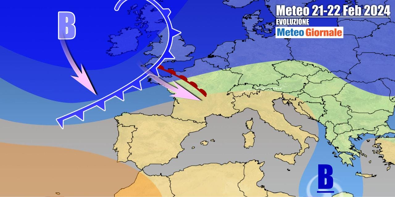 Meteo 7 Giorni: pioggia e neve dopo metà settimana all’assalto dell’Italia