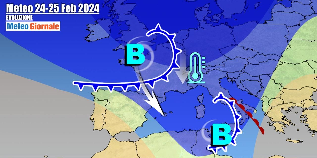 Meteo Italia: pioggia e neve per tutto il weekend, perturbazioni a raffica