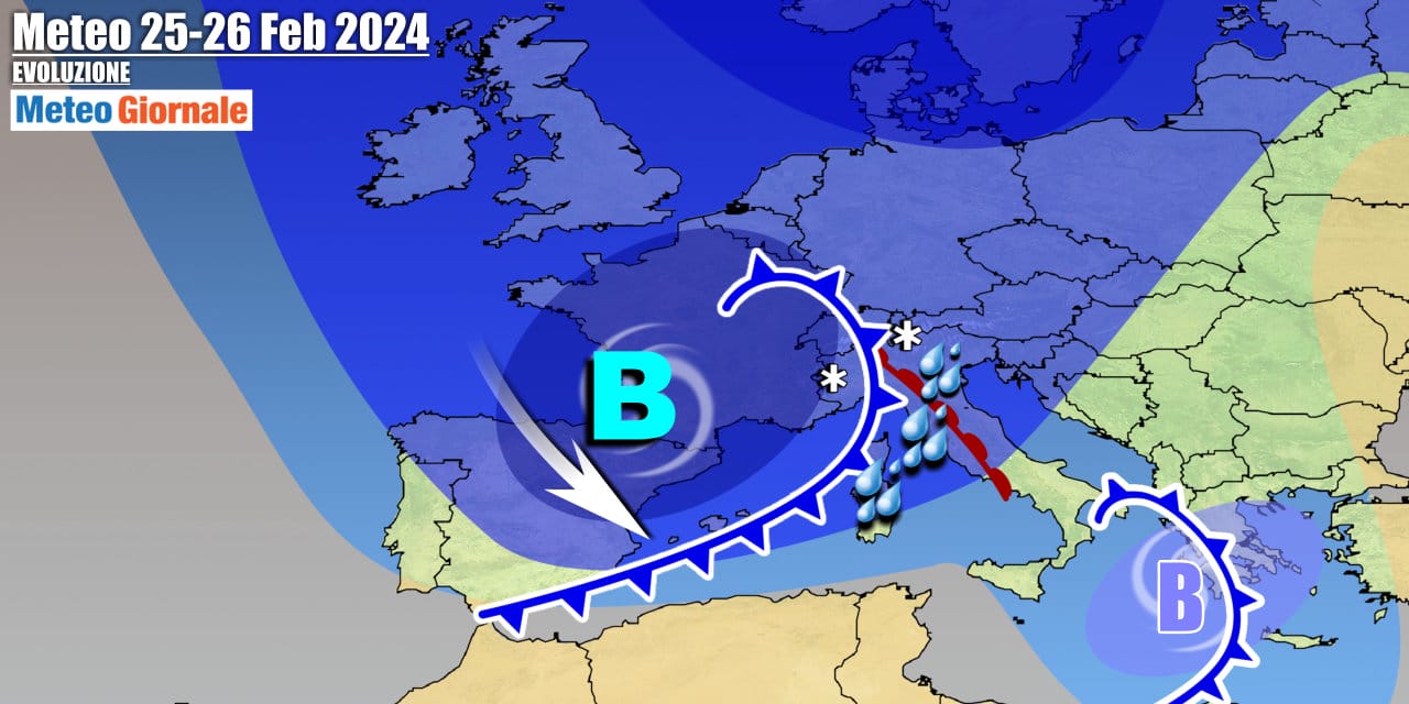 Meteo Italia: weekend tra pioggia e neve, prossima settimana altro maltempo