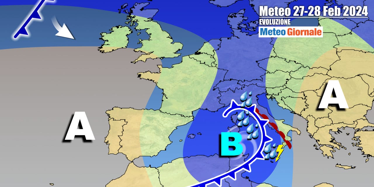Meteo Italia: torna la neve a quote basse, settimana di forte maltempo