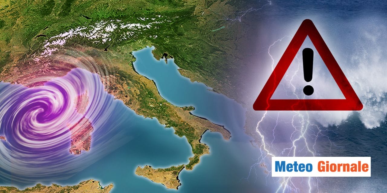 Meteo: turbolento avvio di settimana, ultimi aggiornamenti