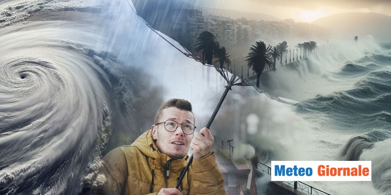 Meteo: ciclone africano con scirocco tempestoso e nubifragi, vi spieghiamo dove colpirà