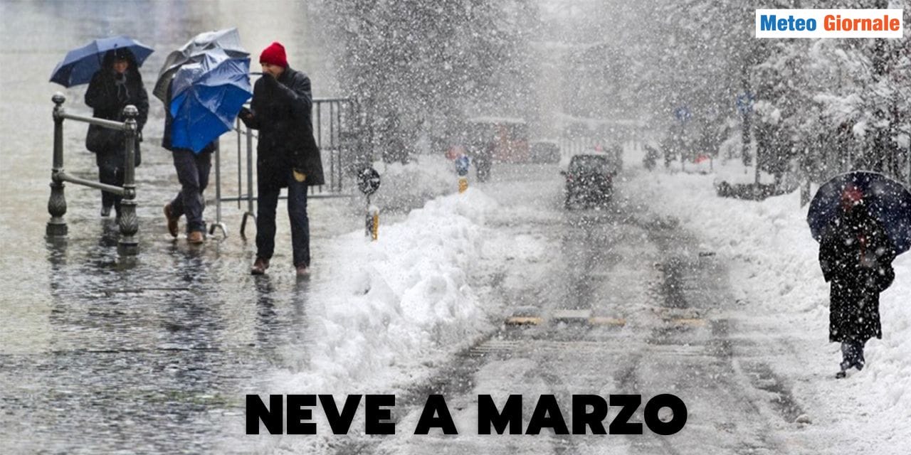 Meteo, dopo un Inverni mite, Marzo con neve in pianura