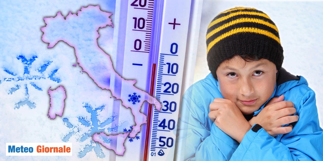 Meteo: freddo, neve e pioggia, gli effetti del Ciclone dalla Groenlandia
