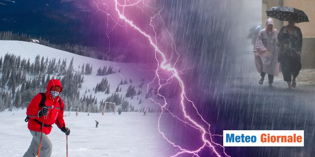 Meteo: Febbraio chiude i battenti con freddo, pioggia e neve