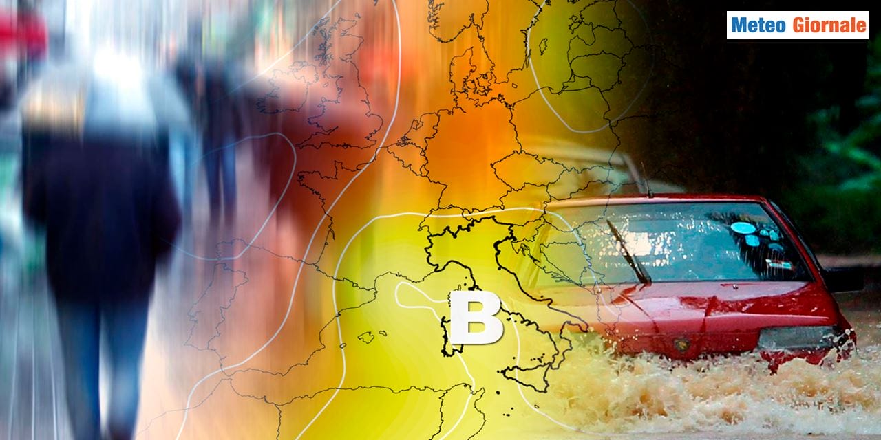 Meteo: attenzione al forte maltempo della prossima settimana