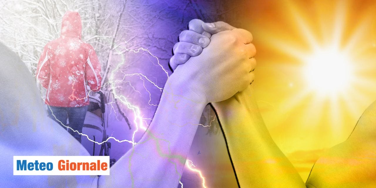 Meteo: dopo il ciclone cambia tutto, lotta fra titani tra Inverno e Primavera