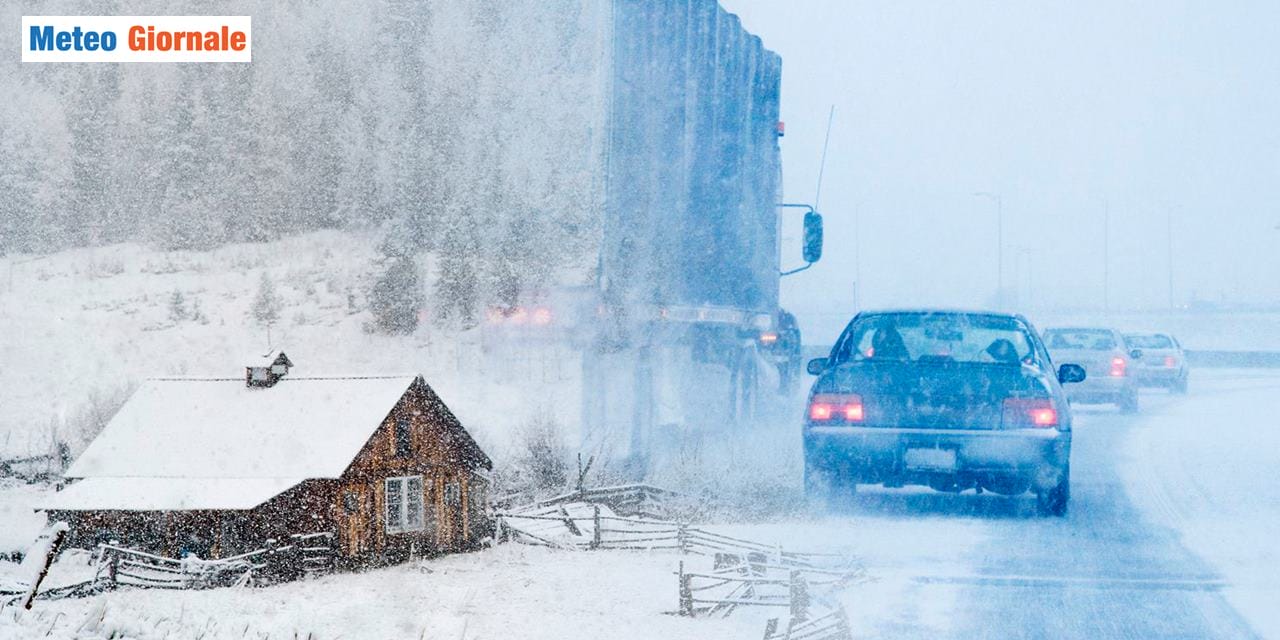 Previsioni meteo: non solo pioggia, in arrivo anche NEVE COPIOSA