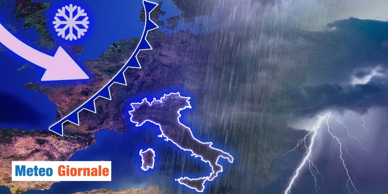 Meteo: febbraio cambia il volto dell'inverno, pioggia e tanta neve verso l'Italia