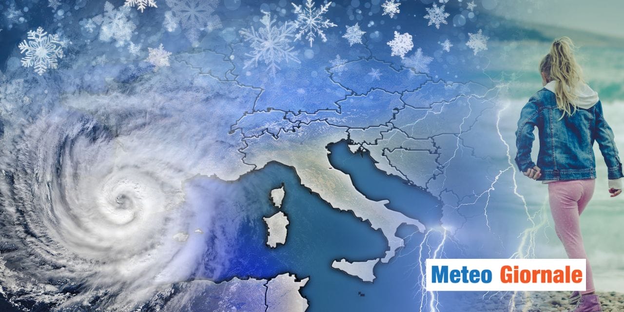 Meteo: dalla pioggia del week-end al ciclone di fine mese