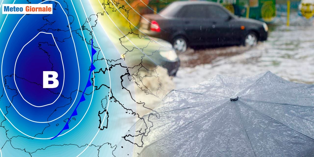Meteo: tantissima pioggia e neve in arrivo nel weekend!