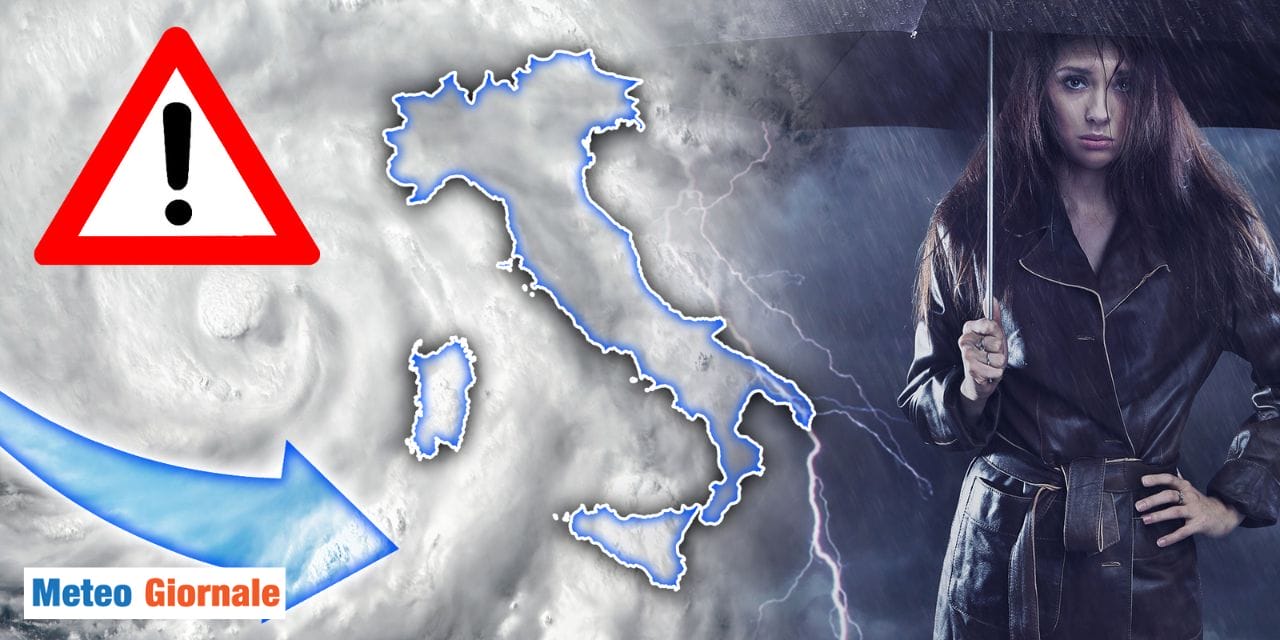Meteo prossimi giorni: anticiclone alle corde, da venerdì il maltempo farà sul serio