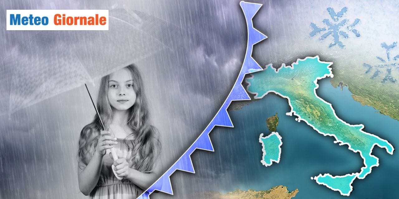 Meteo: tornano pioggia, vento e neve, torna l’inverno