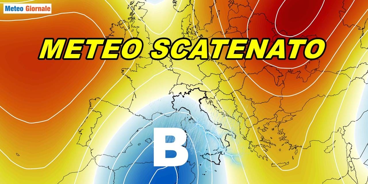 Meteo scatenato in Italia, maltempo ad oltranza