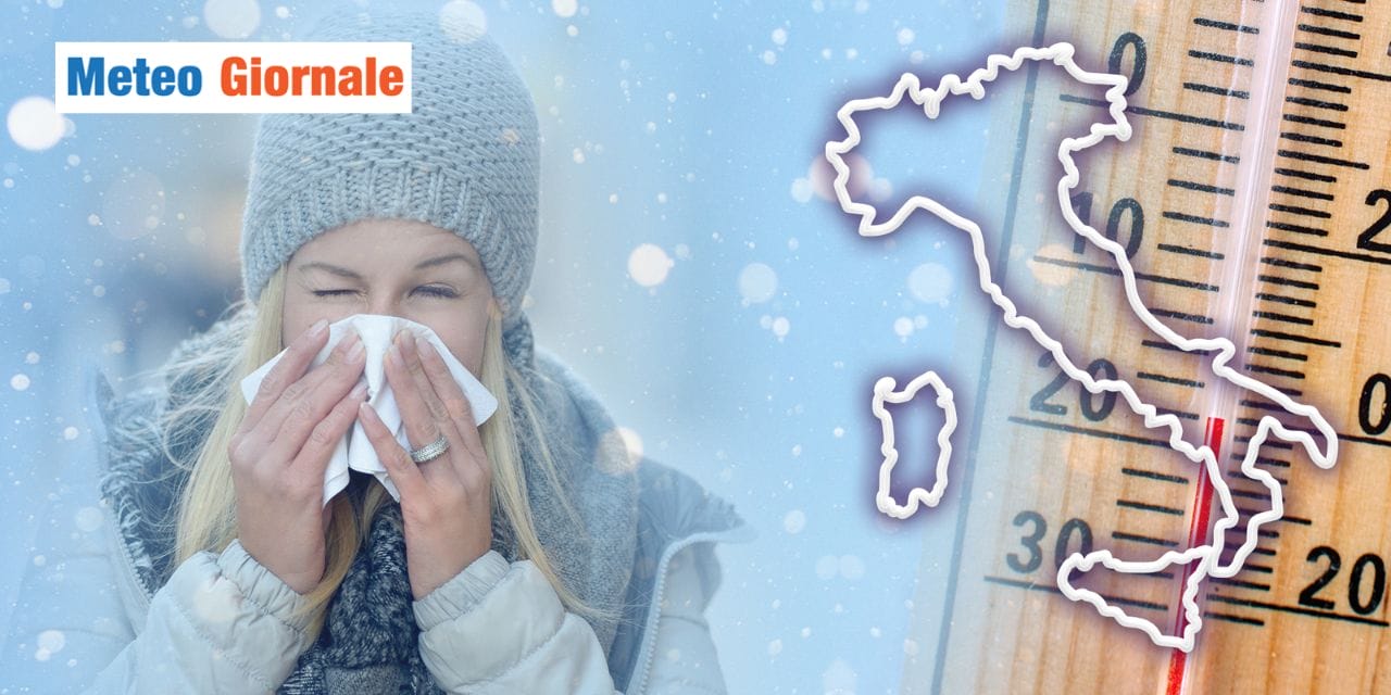 Meteo: imponente discesa fredda polare, tempo stravolto in pochi giorni
