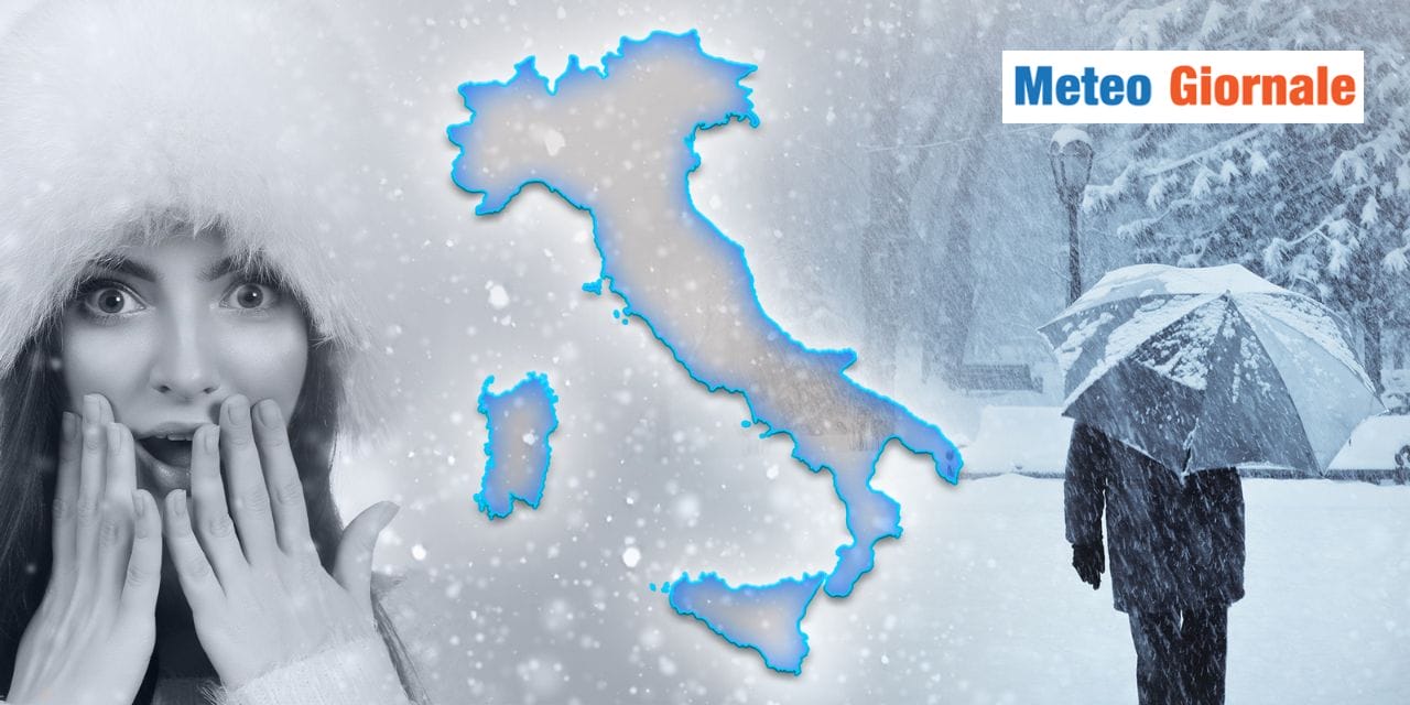 Meteo: torna il vero maltempo, vagonate di neve su alcune regioni