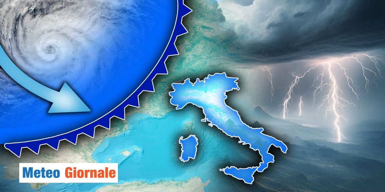 Meteo: pioggia, neve e nubifragi, il fine settimana totalmente stravolto