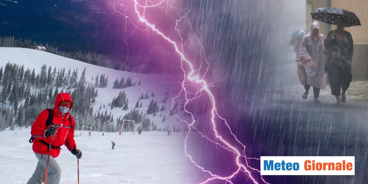 Meteo: week-end da pieno autunno, tra neve e pioggia su tutta Italia