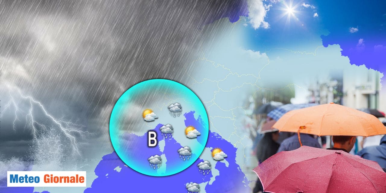 Meteo Italia: cambia di nuovo dal weekend, tornano le piogge