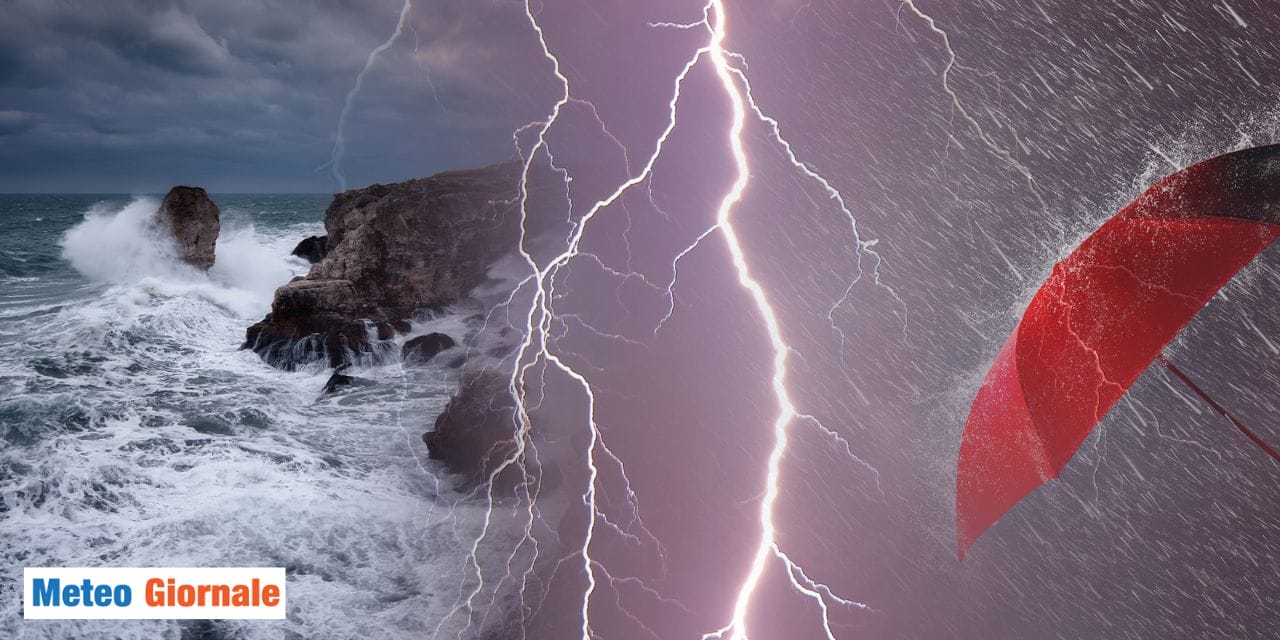 Meteo Italia: tre giorni di maltempo tra pioggia, neve e vento