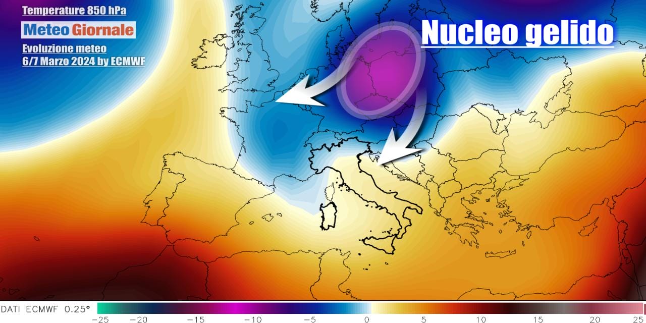 Meteo Marzo: colpo di scena con ritorno del freddo e del gelo, ecco quando
