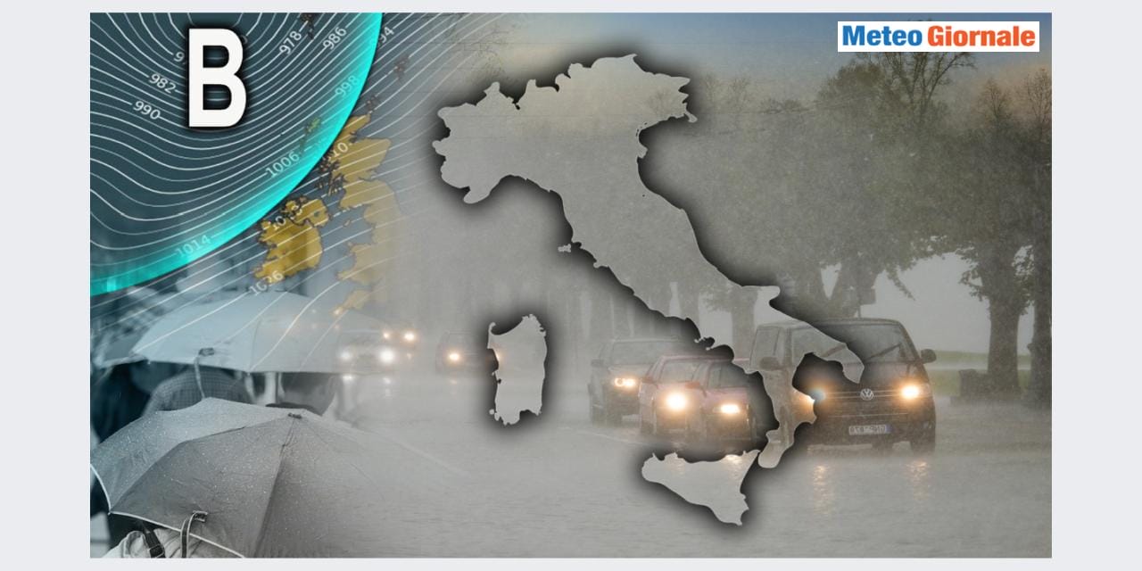 Meteo Italia: arriva un gran carico di pioggia e neve