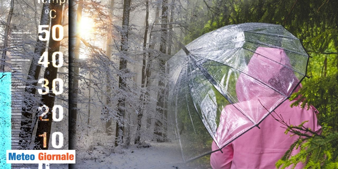 Il ritorno di pioggia e neve: ma è solo normalità invernale