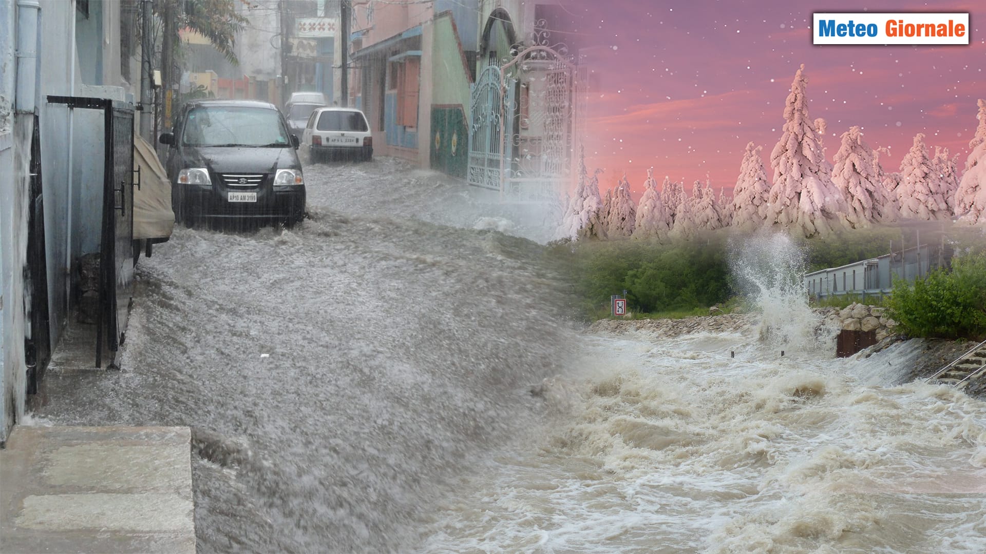 Tutto il maltempo in un solo colpo: METEO scatenato