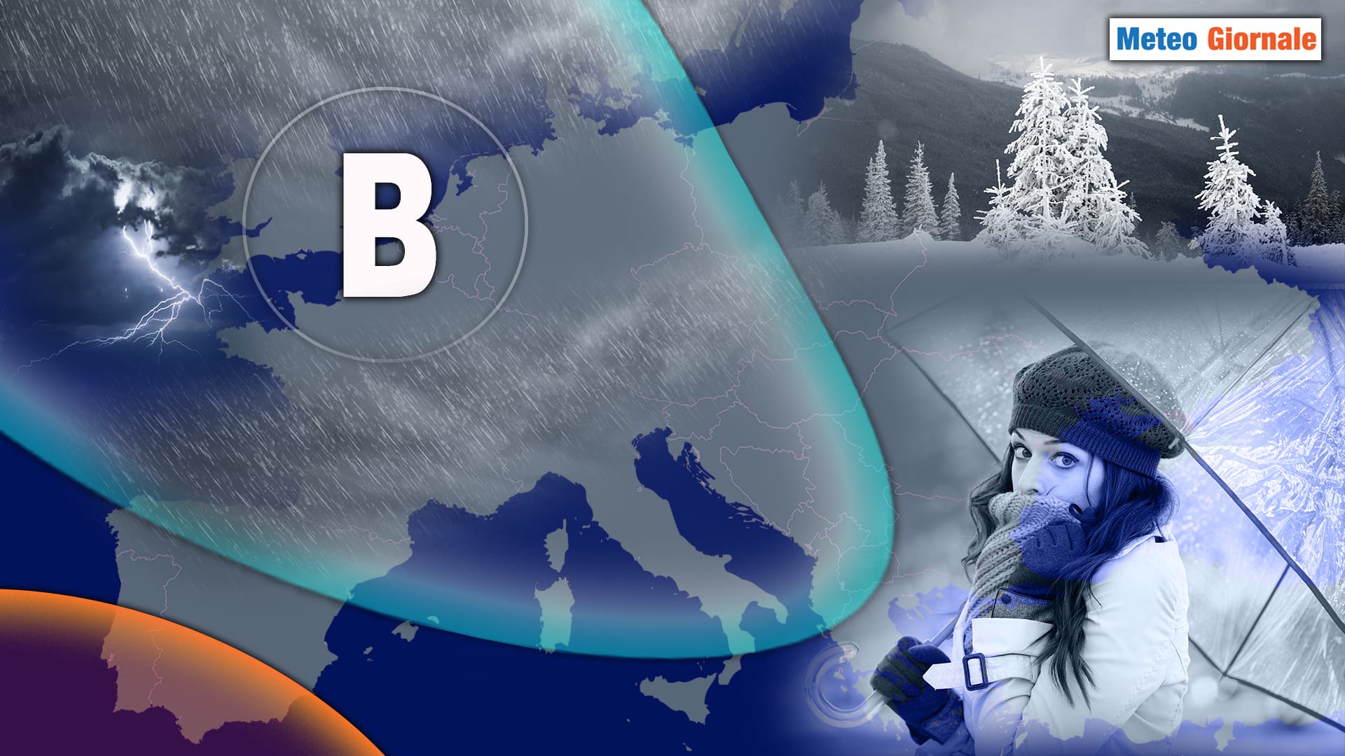 Meteo: Settimana con altre fasi di maltempo.