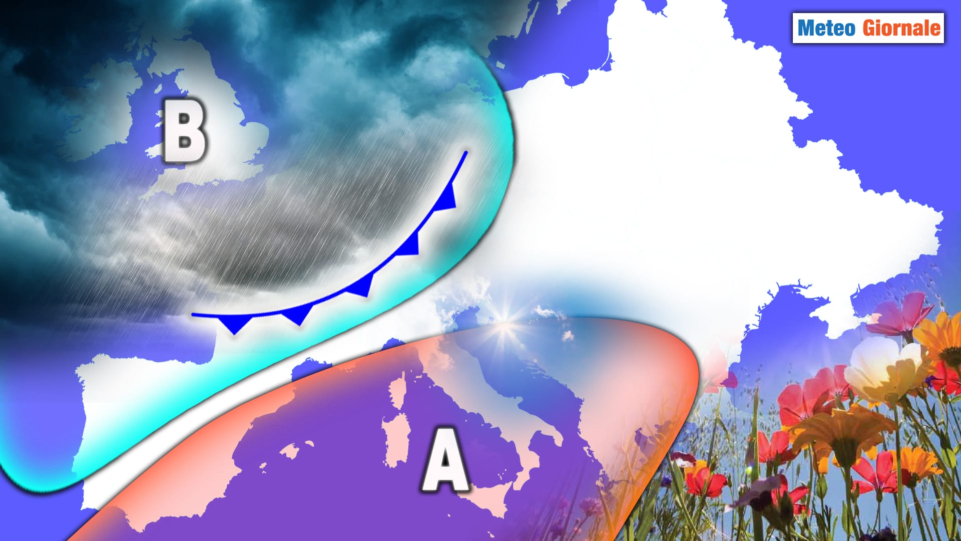 METEO 15 giorni con breve miglioramento, poi maltempo