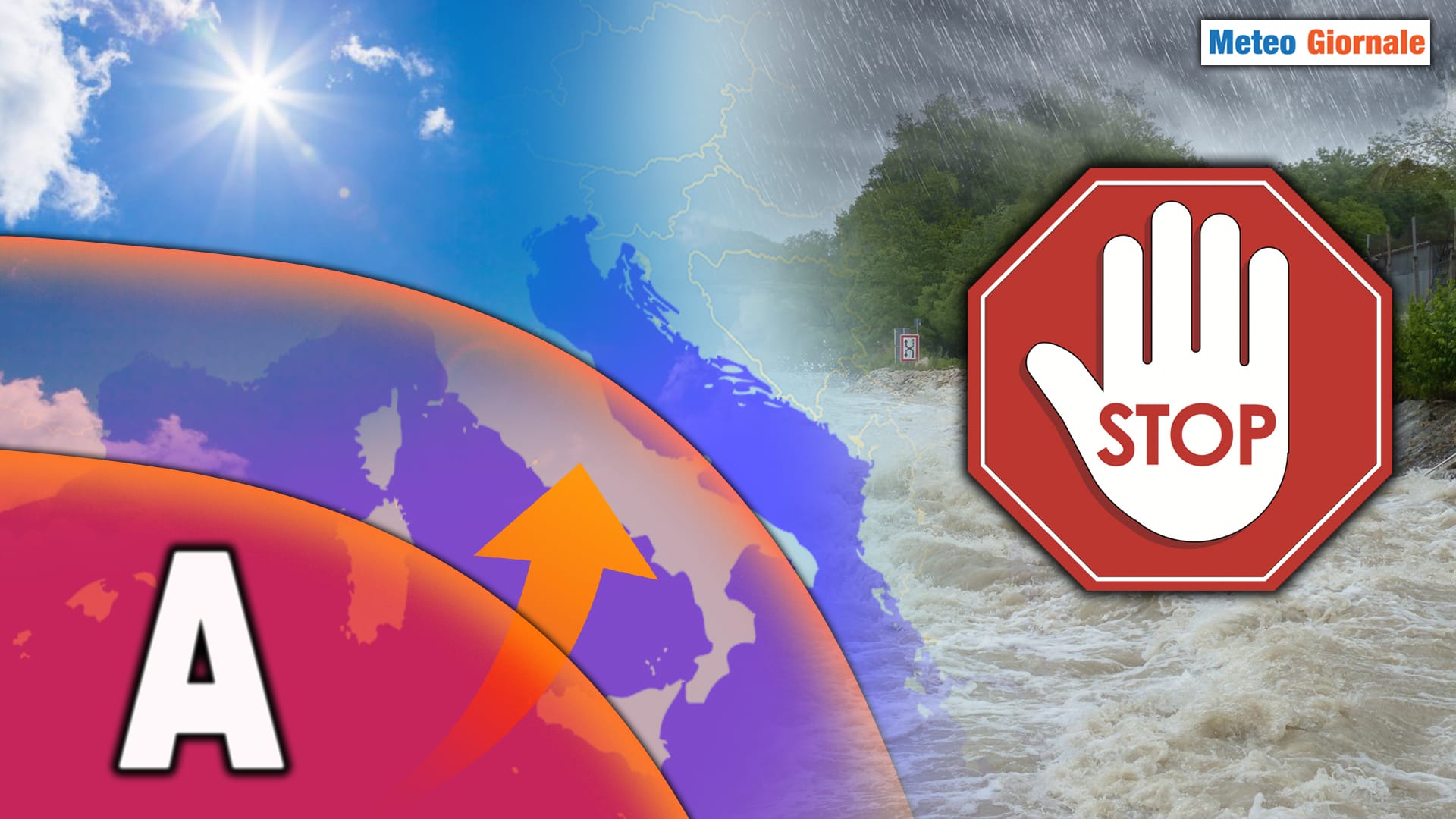 MALTEMPO stop, il meteo cambia ancora