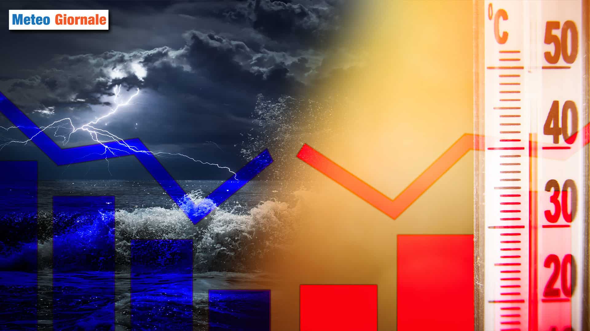 Enormi contrasti termici, tipici del METEO primaverile sconquassato