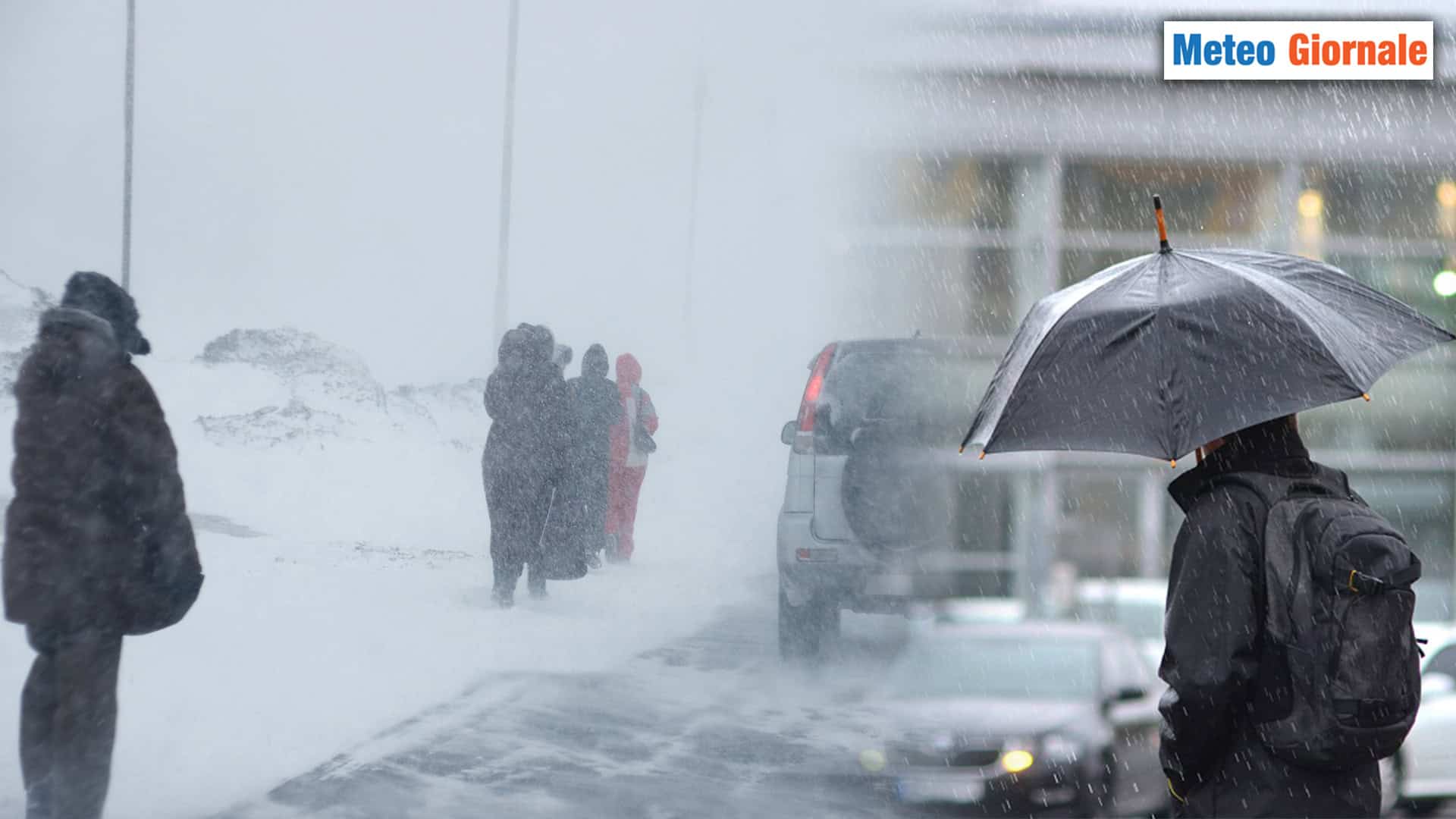 Torneranno PIOGGIA e NEVE, tornerà il meteo invernale
